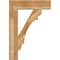 Ekena Millwork Olympic Block Rough Sawn Bracket, Western Red Cedar, 6"W x 28"D x 40"H BKT06X28X40OLY05RWR - alternate 2